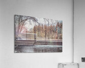 Ethereal Tranquility: Exploring Gettysburgs Bridge of Tranquility  Acrylic Print