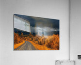 Epic Descent: Montanas Infrared Mountain Road  Acrylic Print