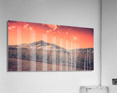 Orange Mountain Shine  Acrylic Print