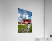 The Sherfy Barn: Rustic Red Retreat  Acrylic Print