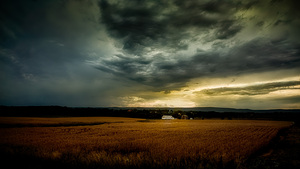 Farmland Sunset by Dream World Images
