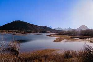 Mountain Lakes Winter Whispers by Dream World Images