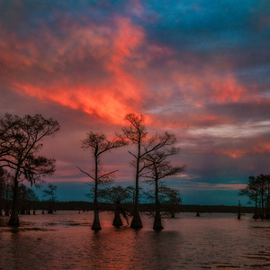 When the Sky Catches Fire by Dream World Images