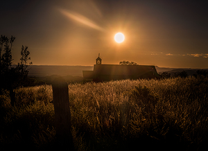Silhouette in Sunlit Harmony by Dream World Images