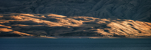 Sculpted by Light: Buffalo Bill Reservoir Hills   Cody Wyoming T by Dream World Images