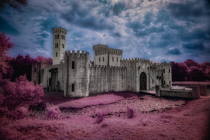 A Whimsical Realm of Pink and Stone by Dream World Images