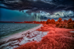 Summer Adventures at Brooms Island Marina: Colorful Beach Storm by Dream World Images
