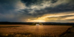 Farmland Sunset by Dream World Images