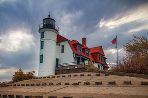 Solitary Sentinel of Lake Michigan by Dream World Images