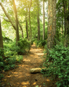 Whispers Along the Sunlit Path