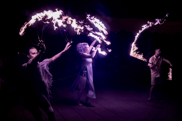 Flameweavers Dance Print