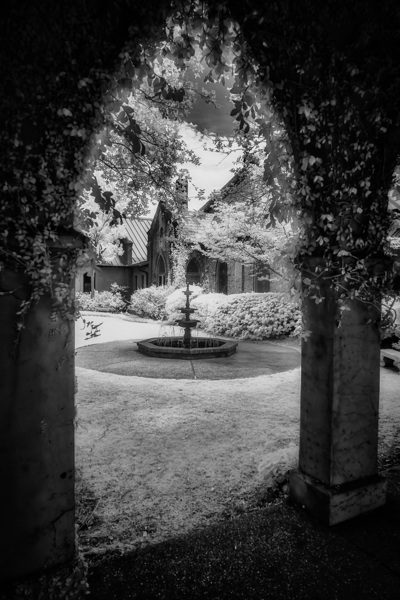 Old World Courtyard Print