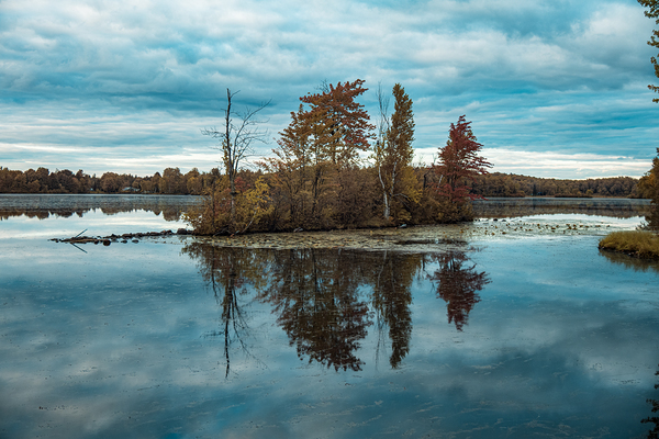 Autumns Perfect Mirror Print