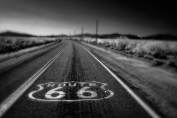 Endless Horizon on Route 66 Print