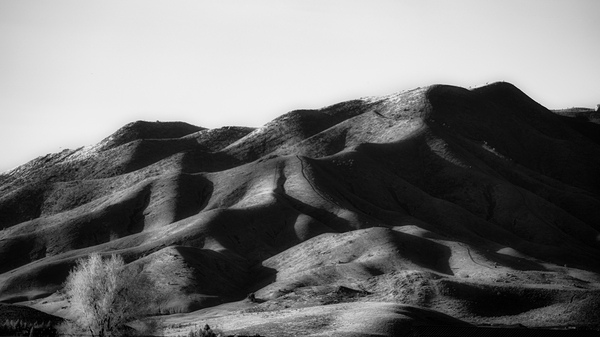 Mountains Shadowy Dance Print