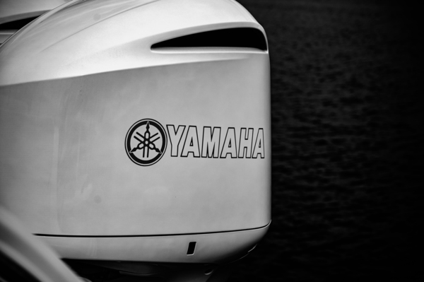 Intricate Impressions: Weathered Yamaha Print