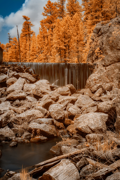 Infrared Elegance: Unveiling the Enchanting Grace Coolidge Creek Print