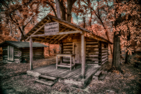 Whispering Memories: Republic of Texas Meetinghouse Print