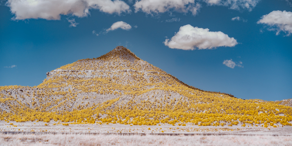 Golden Peak Under Azure Dreams Print