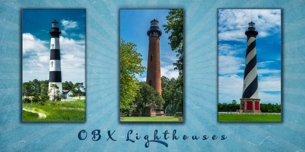Whispers of Light: Outer Banks Lighthouses Print