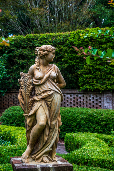 Garden Statue - 4 Print