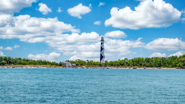 Whispers of Light: Exploring Cape Lookout Lighthouse Print