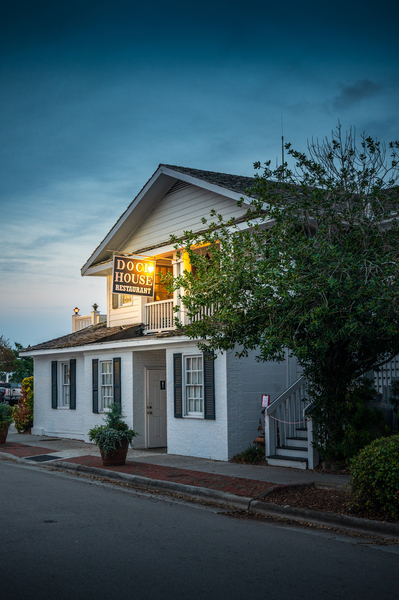 Evening at the Dock House Print