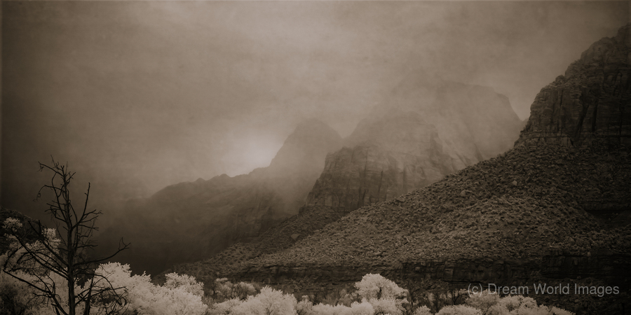 Mountain Light Symphony  Print