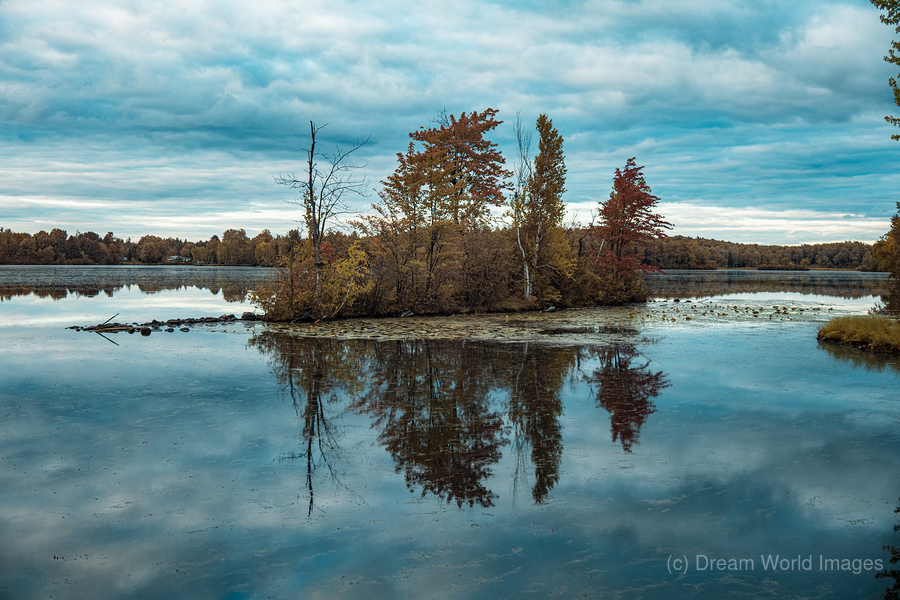 Autumns Perfect Mirror  Print