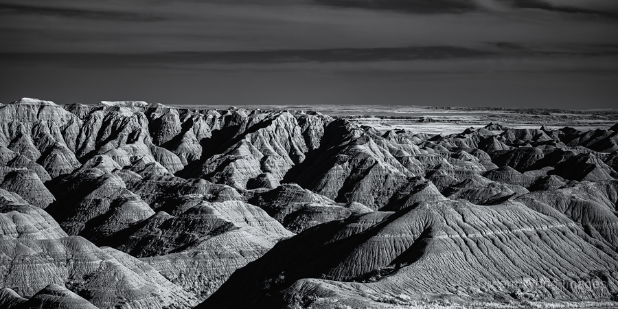 Shadows of the Earth: A Journey Through the Shadows of the Badlands  Print