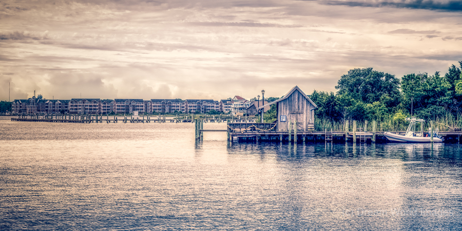 Whispers in Time: A Manteo Fishing House  Print