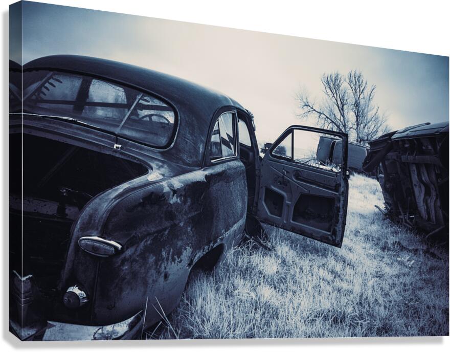 Rustic Relic - Rusted Open Door Canvas Print