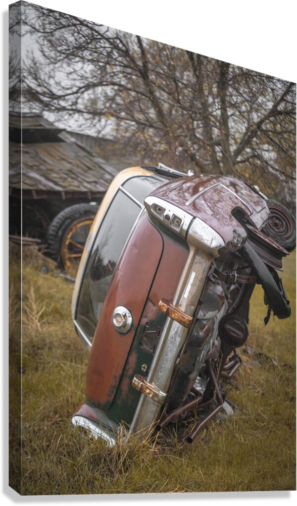 Rustic Relic   Nebraska Mercury Canvas Print