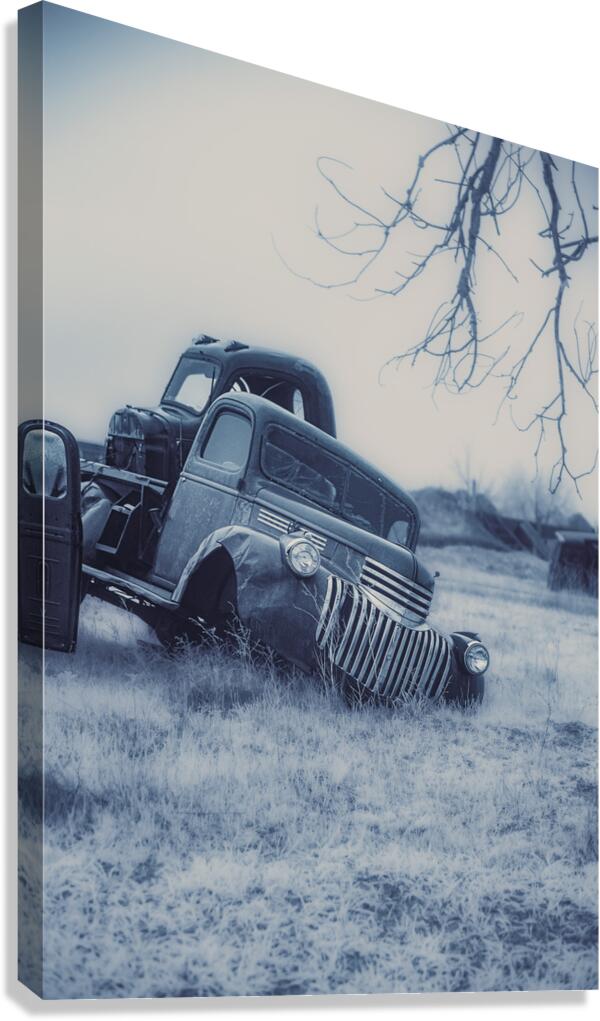 Rustic Relic   Giving a Lift Canvas Print