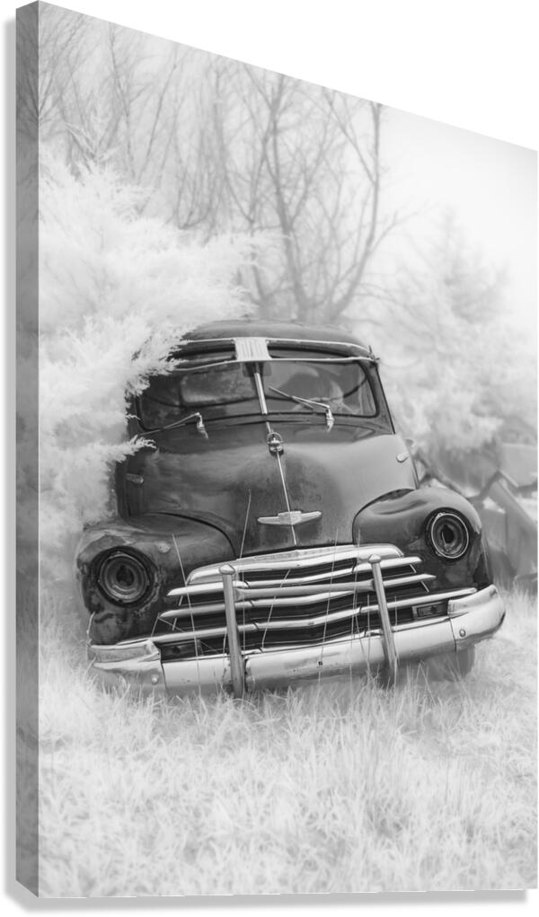 Rustic Relic   Nebraska Chevy Canvas Print