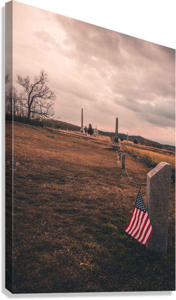 Honors Eternal Sunset Canvas Print