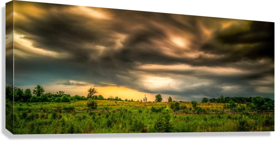 Storms Golden Whispers Canvas Print