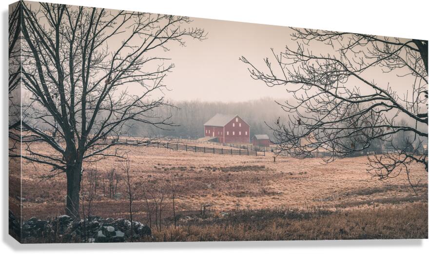 Russet Barn  Pano Canvas Print