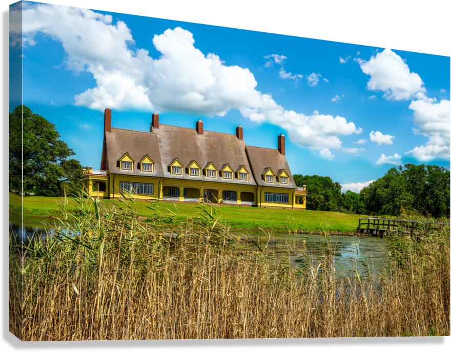 Exploring the Historic Whalehead Club: Beauty by the Seashore Canvas Print