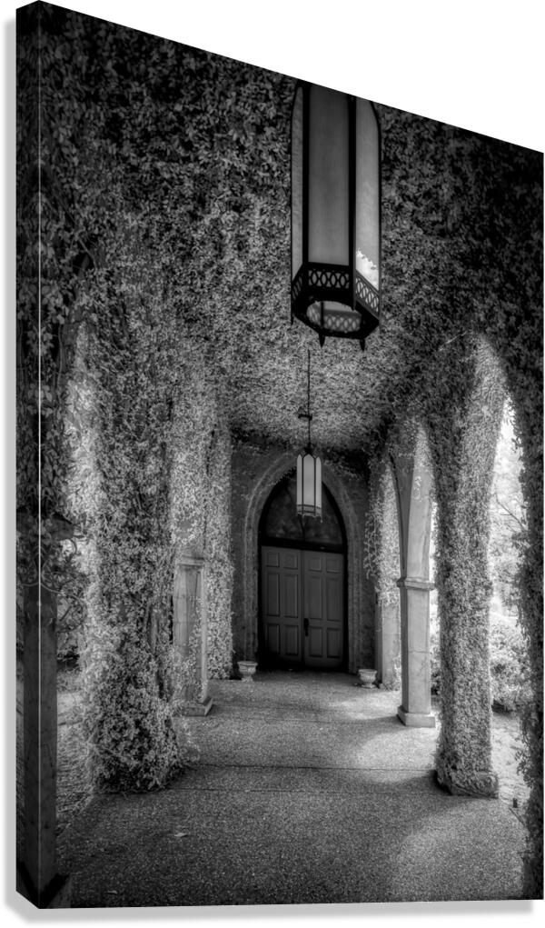 Spiritual Splendor: Tranquil Entrance Canvas Print