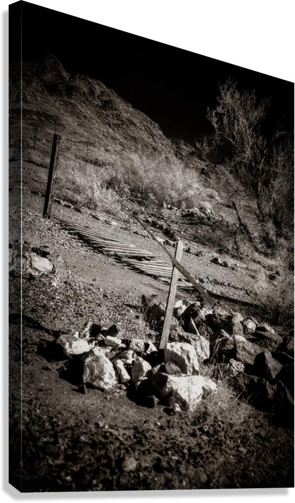 Rugged Shadows of Redemption Canvas Print