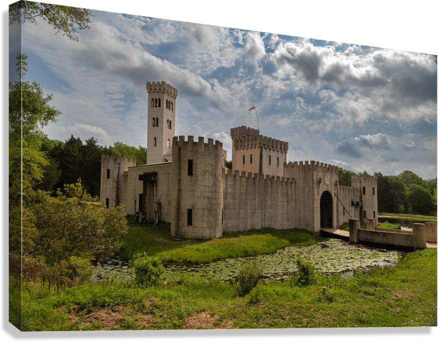 Emerald Whispers: Newmans Castle in the Texas Sky Canvas Print