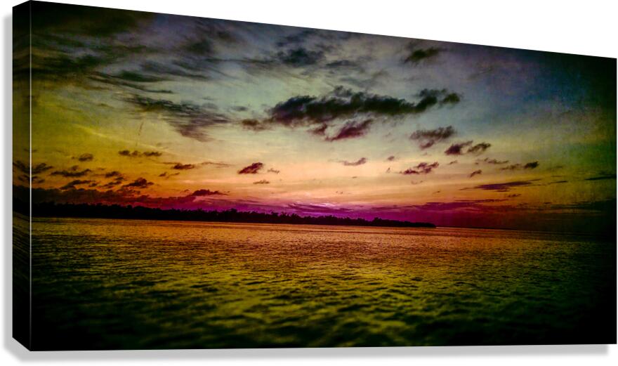 Serenitys Palette: Florida Keys Sunset Canvas Print