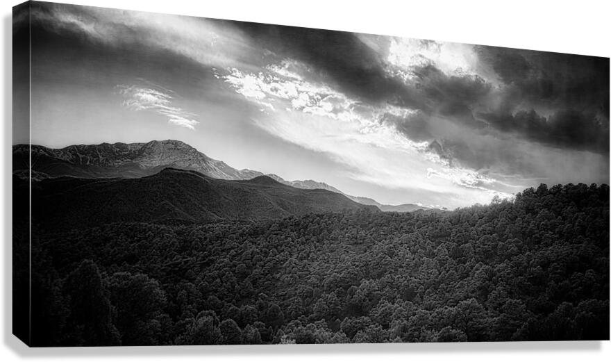 Shadows of Pikes Peak Canvas Print