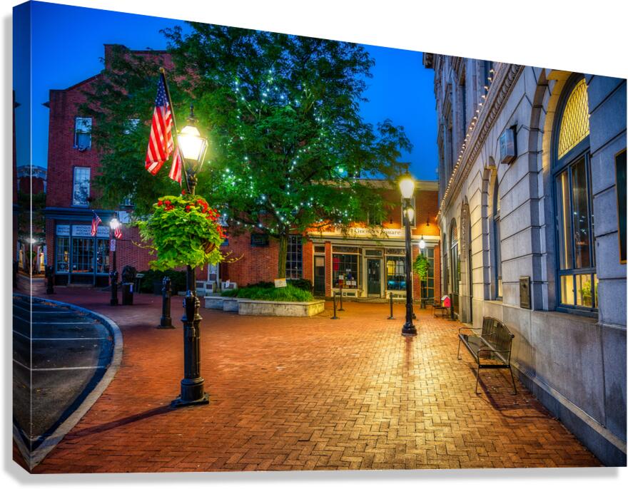 Small Town Serenity Canvas Print