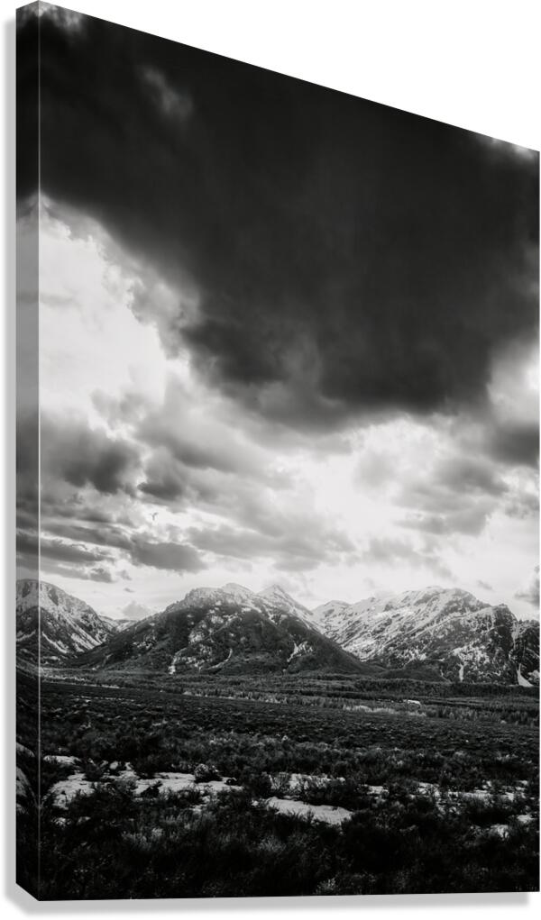 Stormy Mountain Dialogue Canvas Print