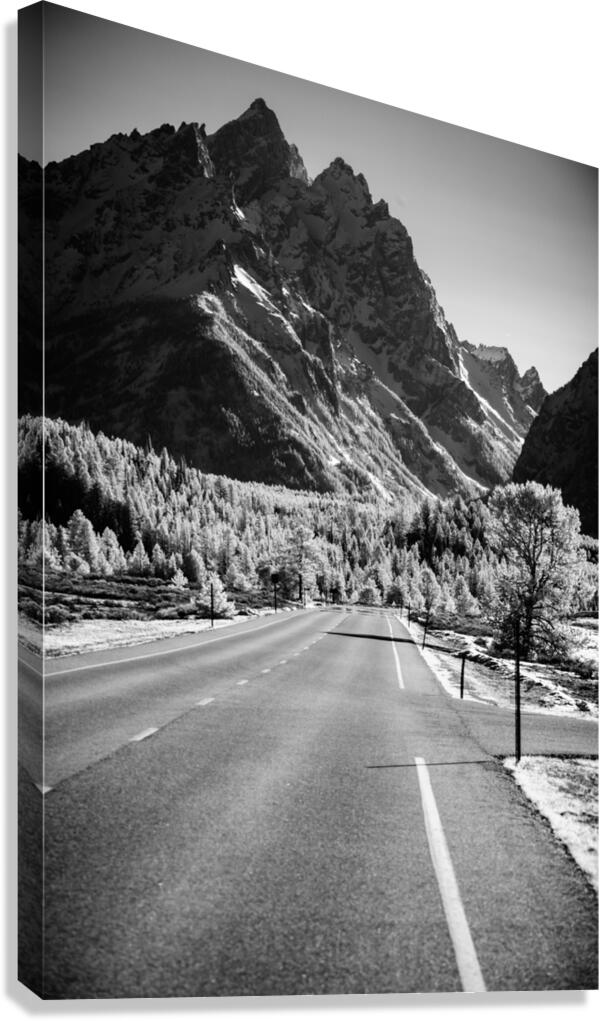 Mountains Evening Serenade Canvas Print