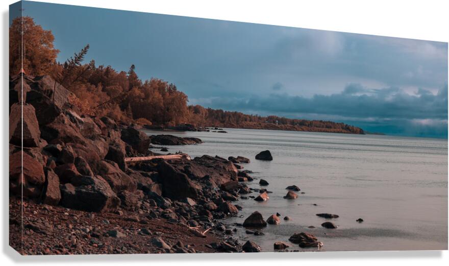 Copper Shores of the Inland Sea Canvas Print