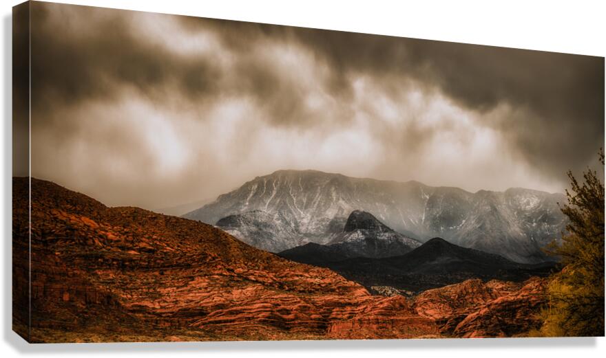 Mountain Storm Majesty Canvas Print