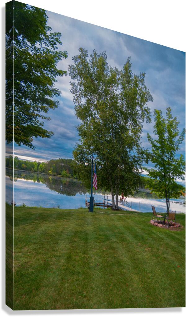 American Dreams by the Water Canvas Print